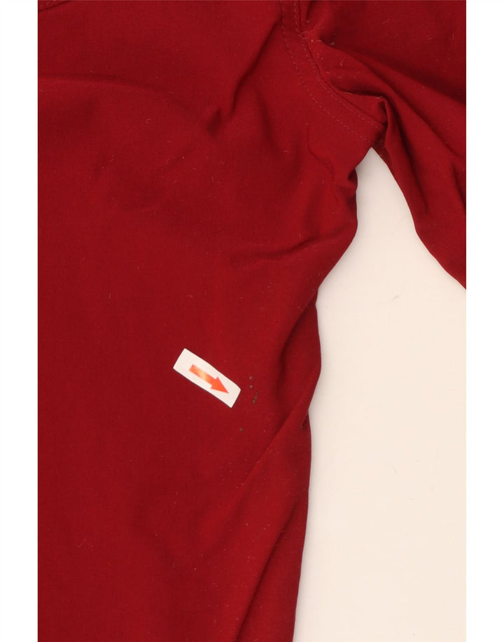 Moschino Mens Straight Casual Trousers W33 L33 Red