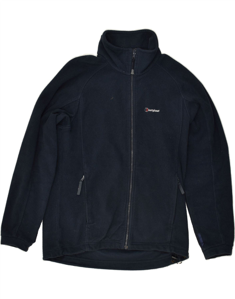 BERGHAUS Mens Fleece Jacket UK 40 Large Navy Blue Polyester | Vintage Berghaus | Thrift | Second-Hand Berghaus | Used Clothing | Messina Hembry 