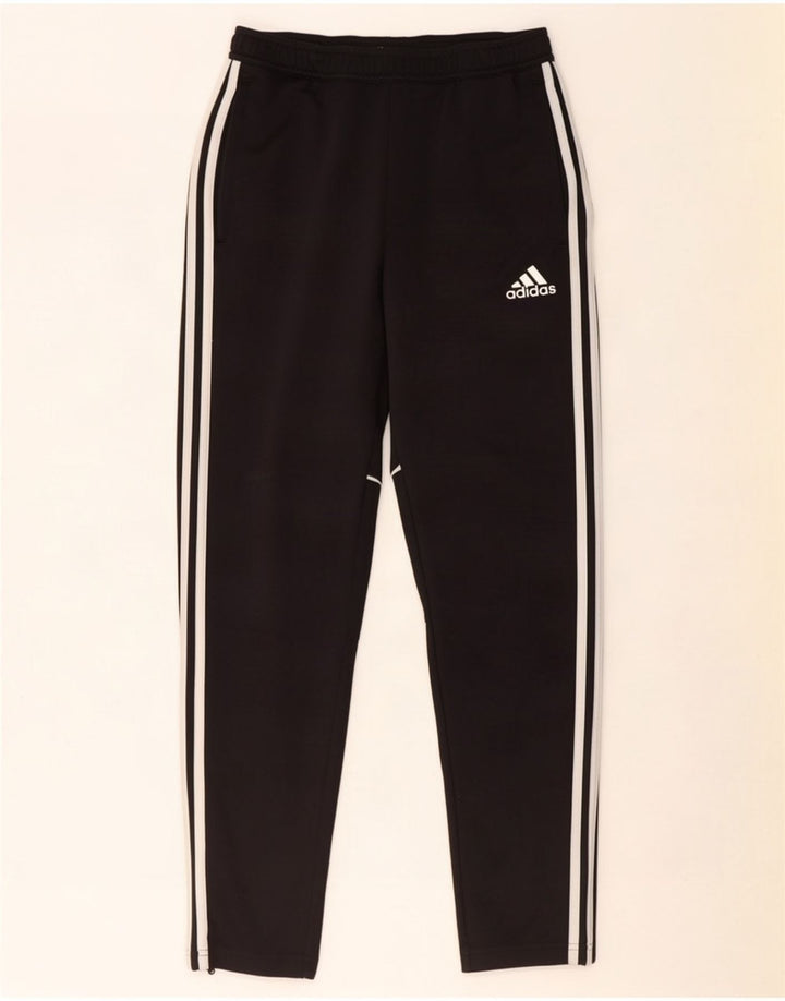 Adidas Mens Tracksuit Trousers Medium Black Polyester