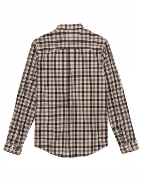 Benetton Boys Shirt 11-12 Years Multicoloured Check