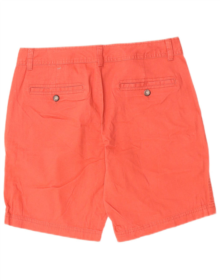 DOCKERS Womens Chino Shorts US 6 Medium W30  Orange Cotton