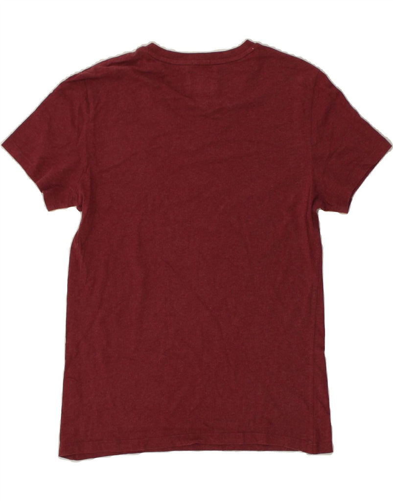 SUPERDRY Mens T-Shirt Top Large Maroon Cotton | Vintage Superdry | Thrift | Second-Hand Superdry | Used Clothing | Messina Hembry 