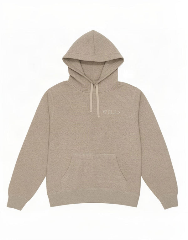Jack Wills Womens Hoodie Jumper UK 12 Medium Grey Flecked Cotton