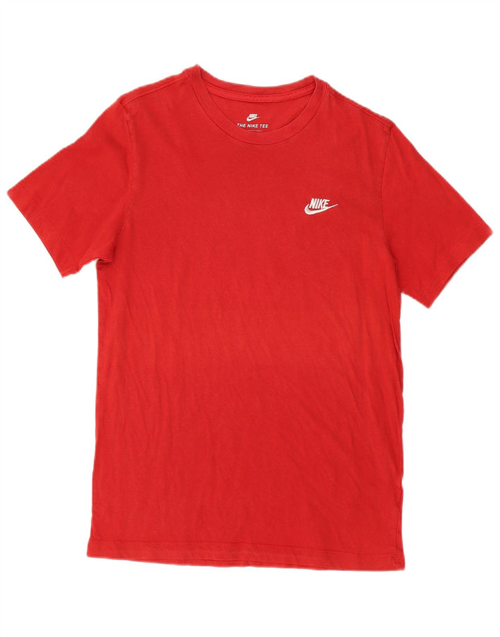 NIKE Mens Athletic Cut T-Shirt Top Medium Red