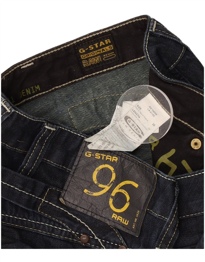G-Star Womens Slim Jeans W26 L32 Navy Blue Cotton