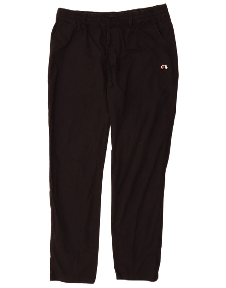 Champion Mens Straight Chino Trousers Large W32 L30 Black