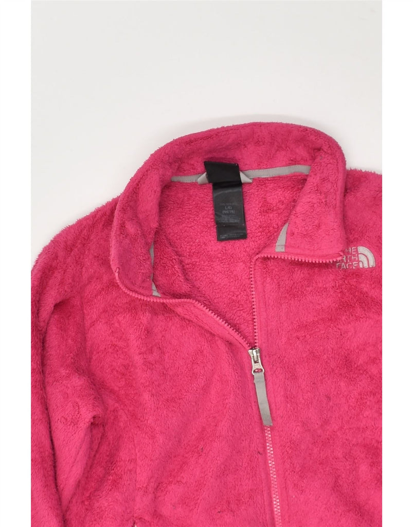 THE NORTH FACE Girls Fleece Jacket 14-15 Years Large Pink Polyester | Vintage The North Face | Thrift | Second-Hand The North Face | Used Clothing | Messina Hembry 