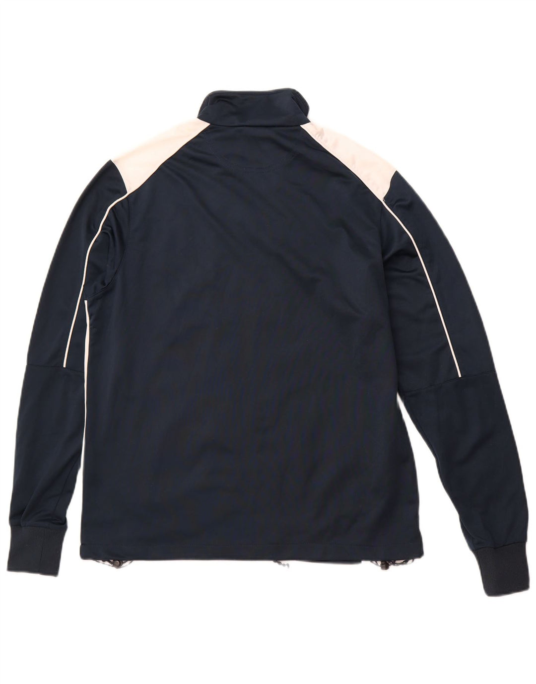 BRUGI Mens Tracksuit Top Jacket Medium Navy Blue Colourblock Polyester