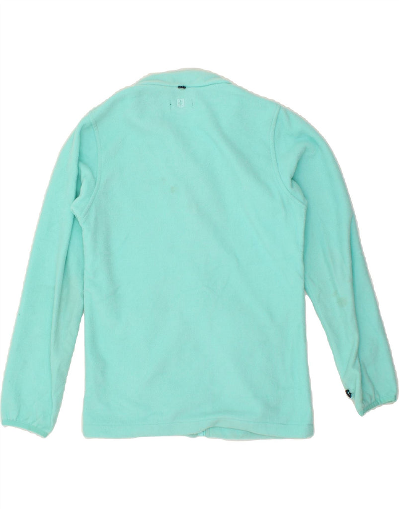 MOUNTAIN WAREHOUSE Girls Fleece Jacket 11-12 Years Turquoise Polyester Vintage Mountain Warehouse and Second-Hand Mountain Warehouse from Messina Hembry 