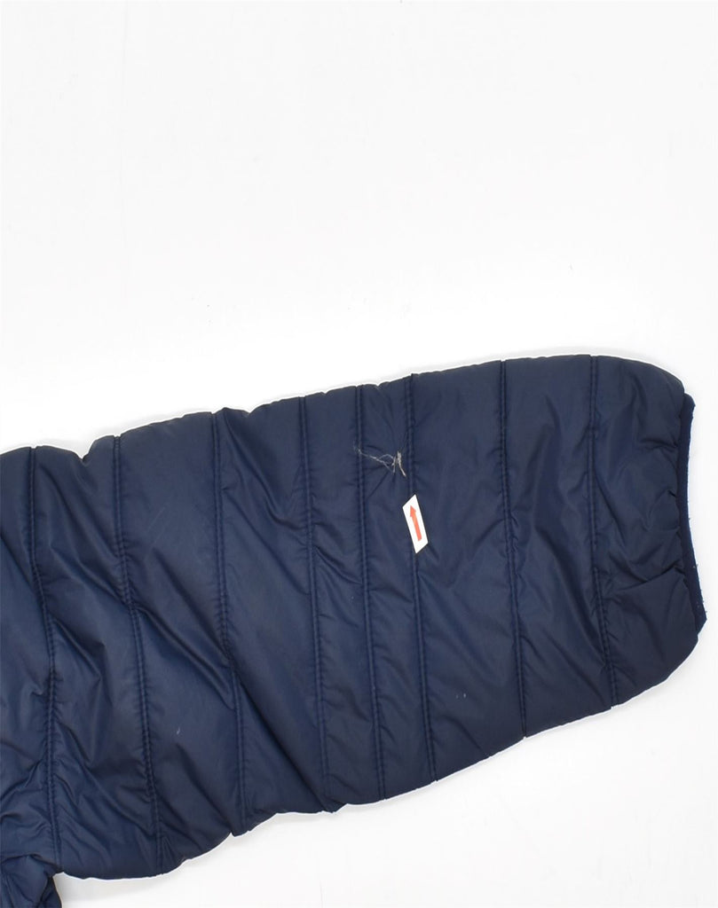 BRUGI Womens Padded Jacket IT 44 Medium Navy Blue Polyamide | Vintage | Thrift | Second-Hand | Used Clothing | Messina Hembry 