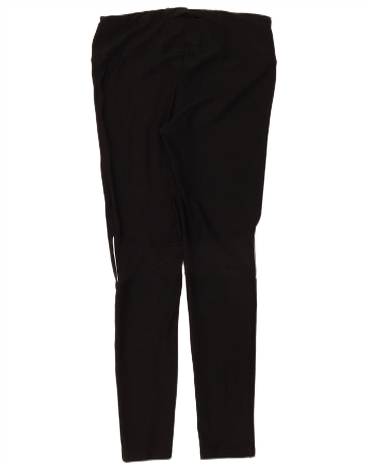 Asics Womens Leggings UK 12 Medium Black Polyester