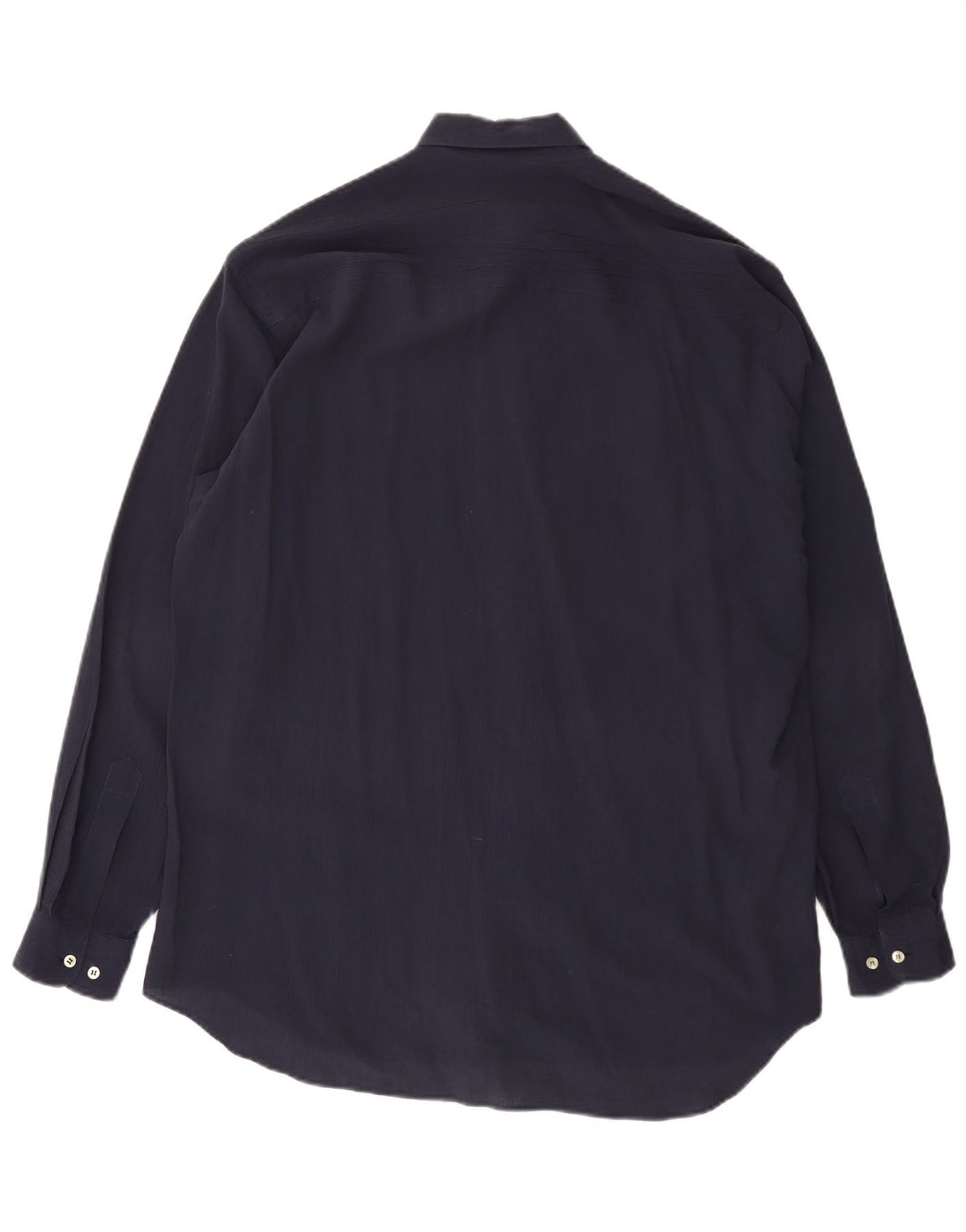 EMPORIO ARMANI Mens Loose Fit Shirt Medium Navy Blue