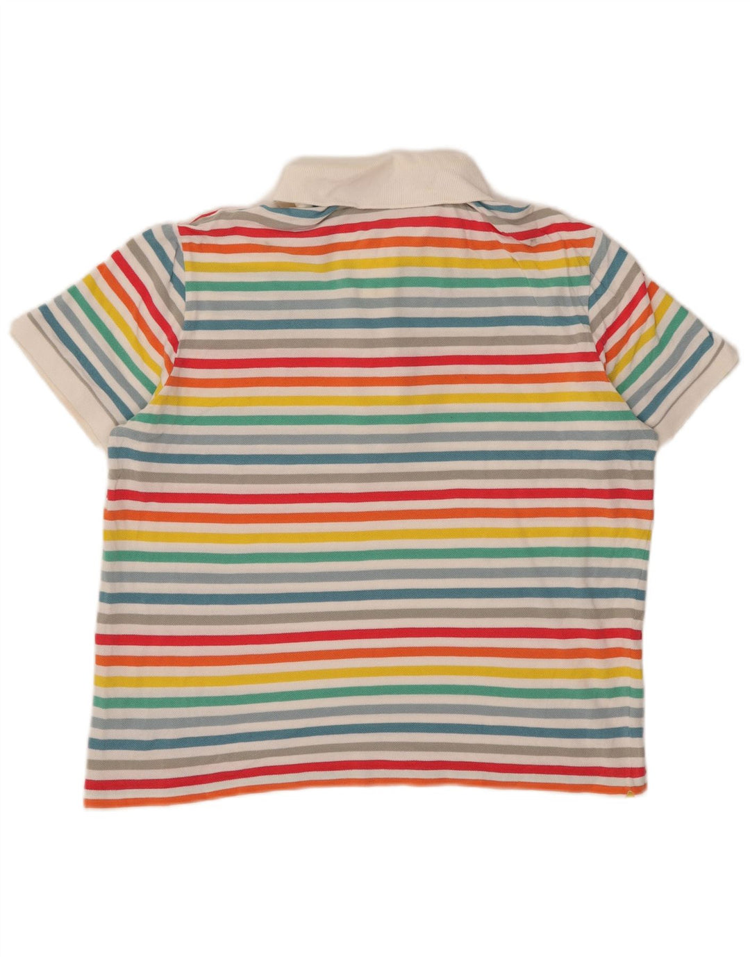 Lacoste Mens Polo Shirt Size 6 XL Multicoloured Striped Cotton