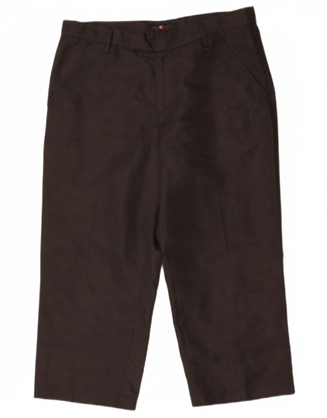 Energie Womens High Waist Capri Trousers W33 L23 Black Polyester