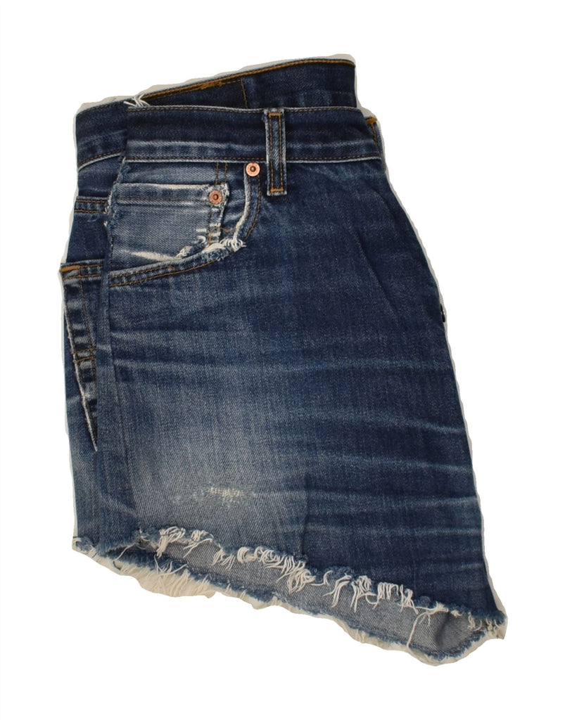 LEVI'S Womens 501 Denim Shorts W29 Medium Blue Cotton | Vintage Levi's | Thrift | Second-Hand Levi's | Used Clothing | Messina Hembry 