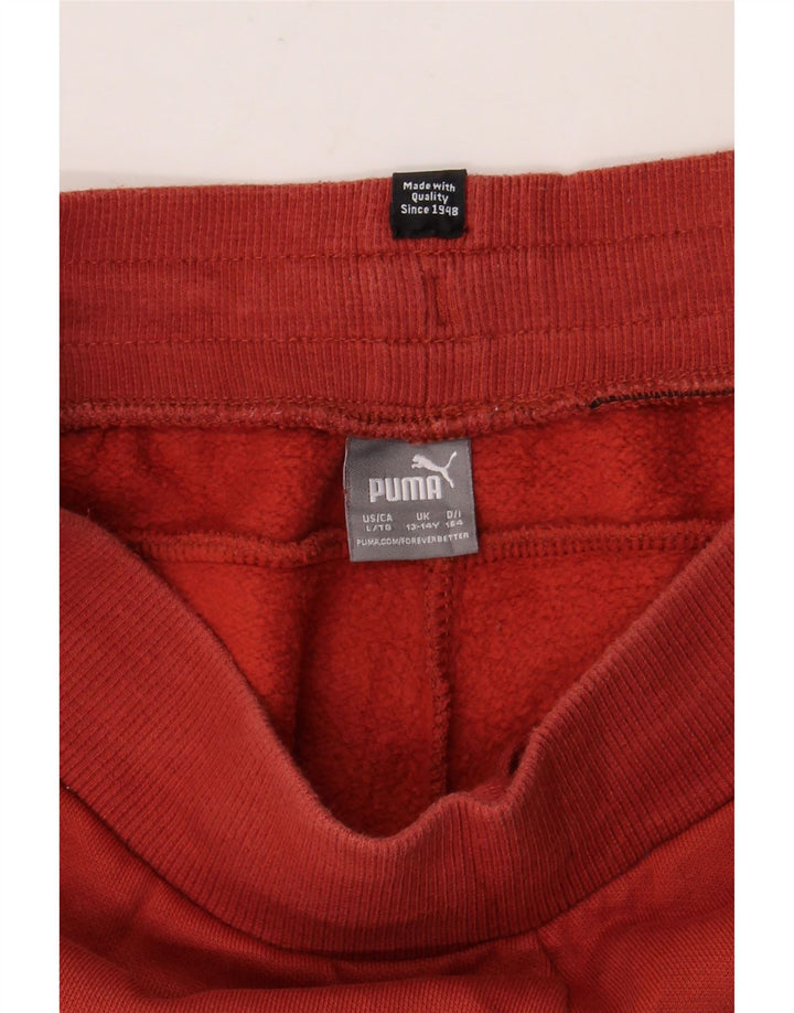 Puma Boys Tracksuit Trousers Joggers 13-14 Years  Red