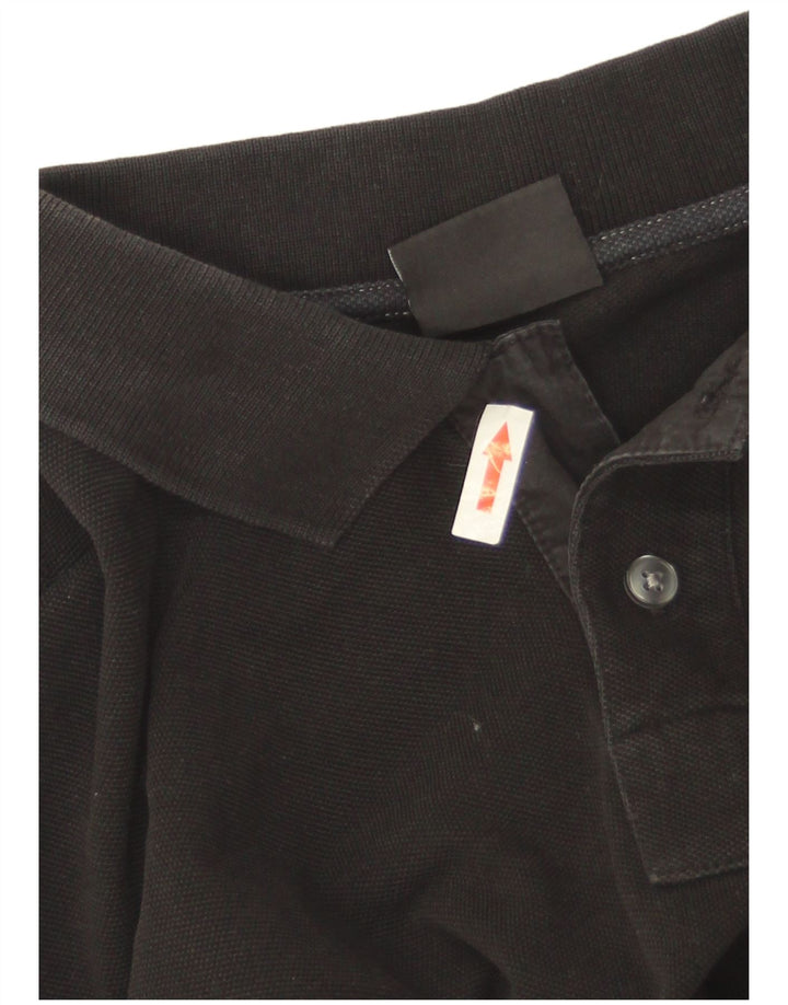 Paul Smith Mens Polo Shirt Medium Black Cotton