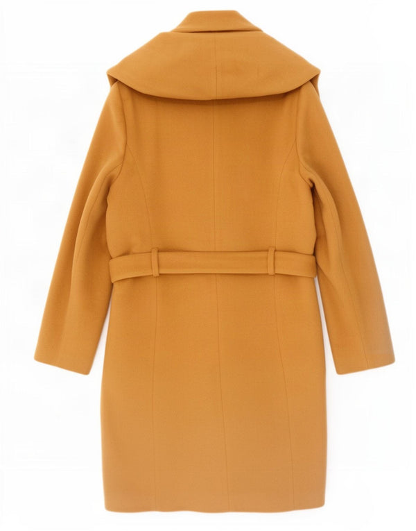 Hobbs Womens Overcoat UK 12 Medium Beige Angora