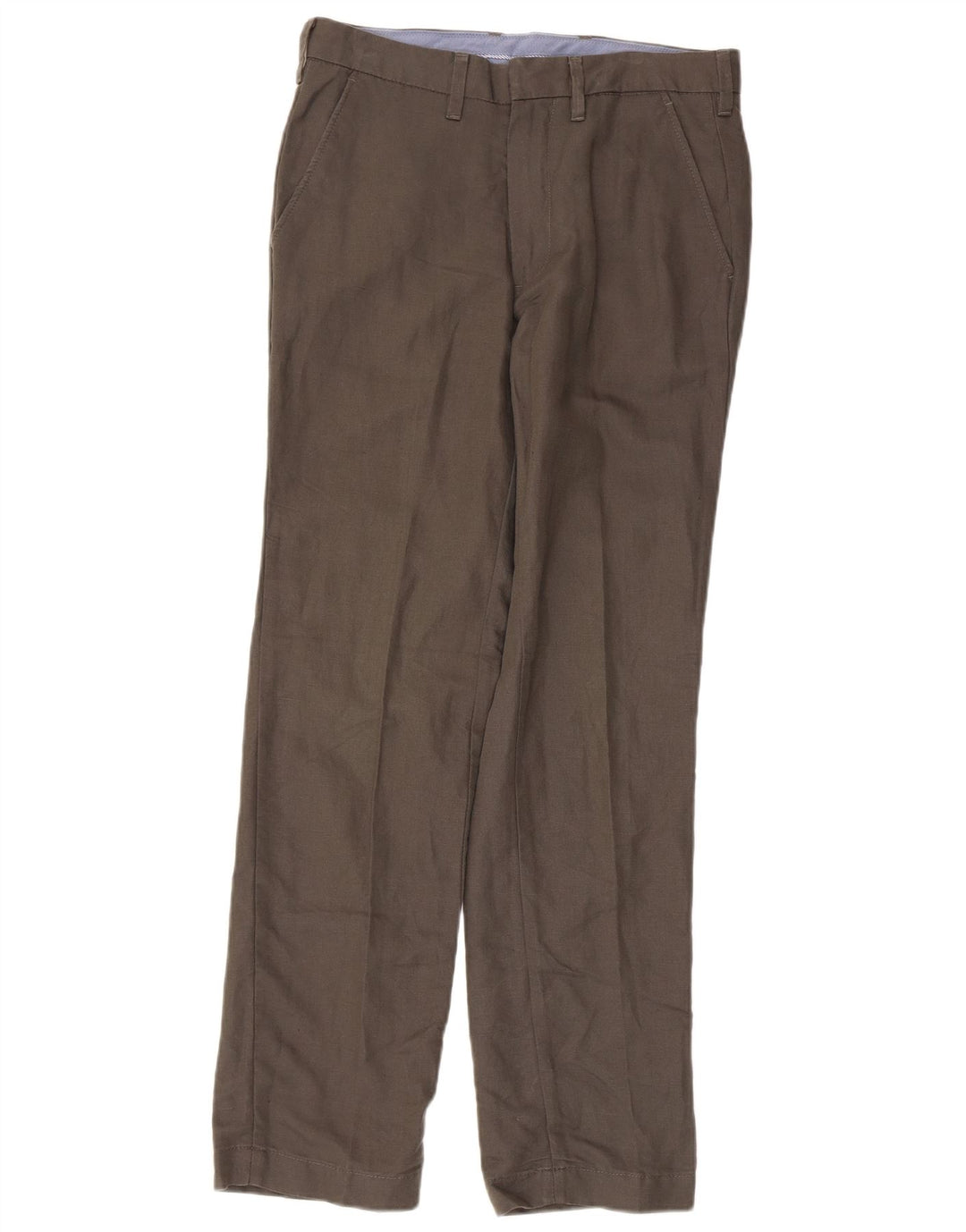 Marks & Spencer Mens Tailored Fit Chino Trousers W30 L31 Grey Linen