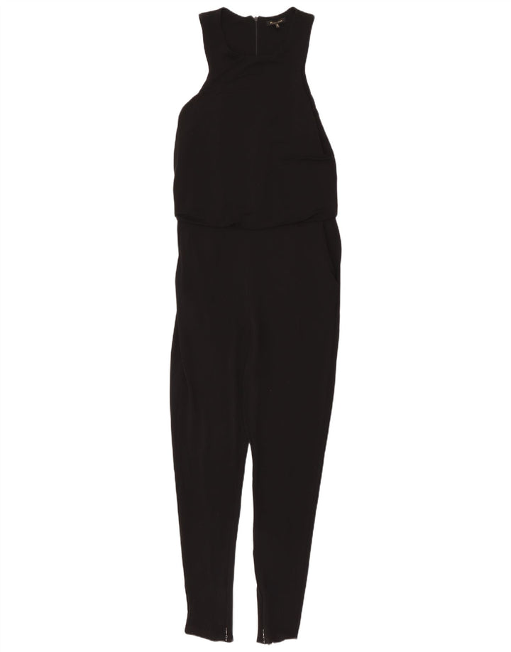 Massimo Dutti Womens Sleeveless Jumpsuit UK 10 Small  Black