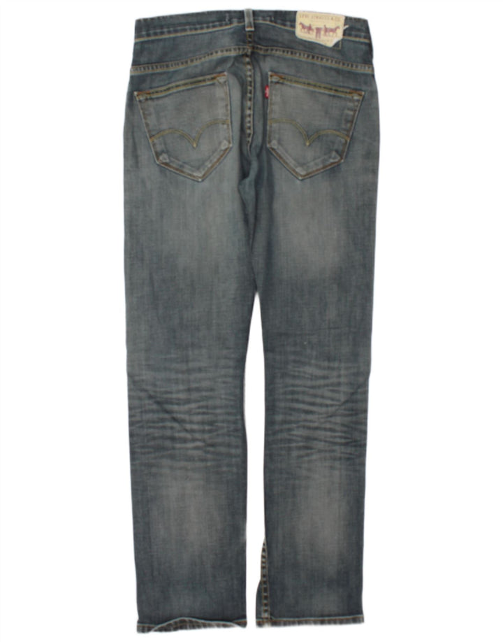 Levi's Mens 504 Straight Jeans W30 L31 Navy Blue
