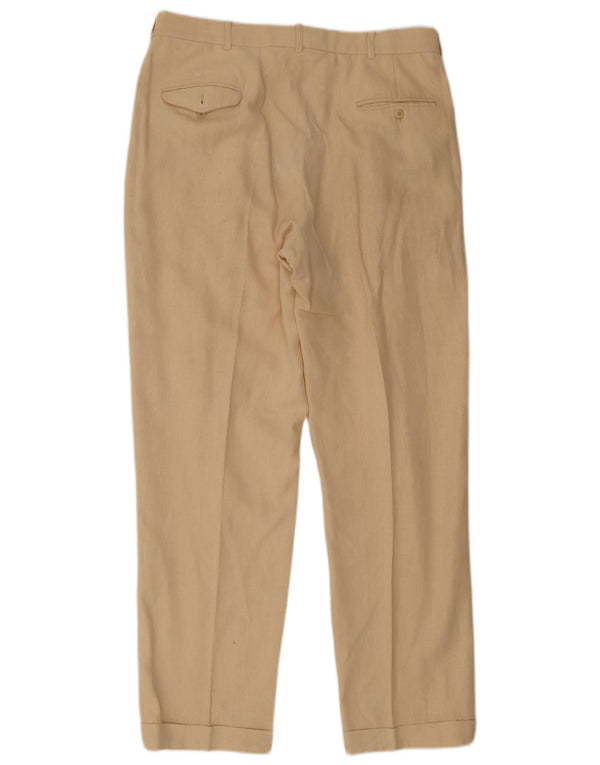 Polo Ralph Lauren Mens Pegged Chino Trousers W36 L32 Beige Flax