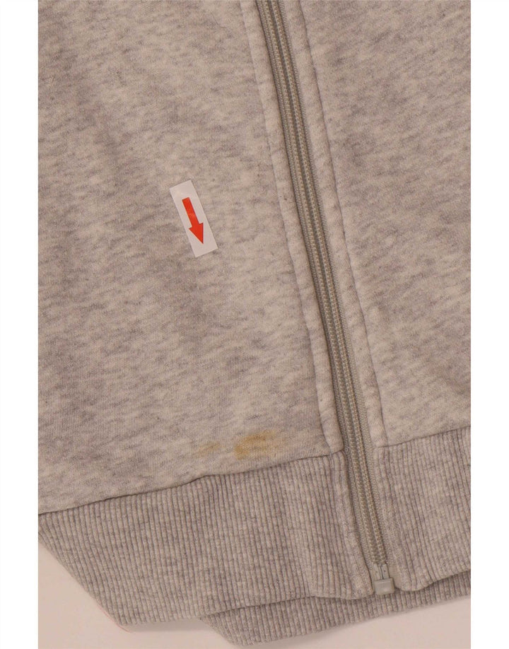 Fila Mens Zip Hoodie Sweater XS Grey Cotton