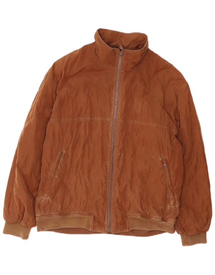 Herno Mens Bomber Jacket UK 42 XL Brown
