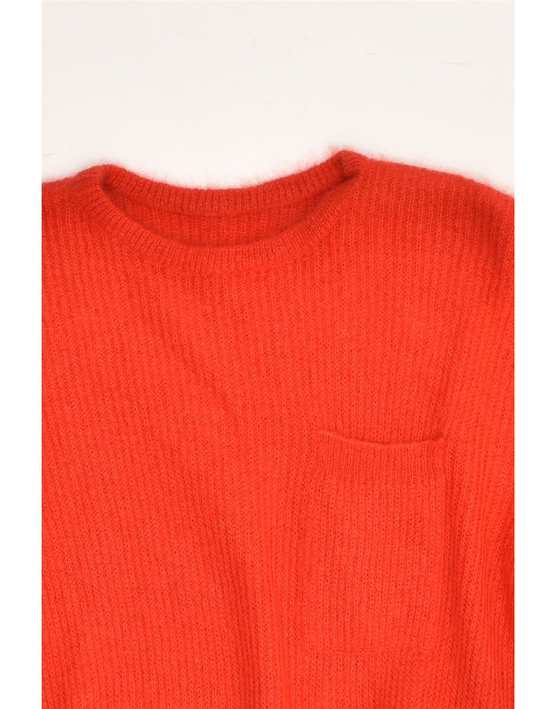 VINTAGE Womens Crew Neck Jumper Sweater UK 12 Medium Red | Vintage Vintage | Thrift | Second-Hand Vintage | Used Clothing | Messina Hembry 