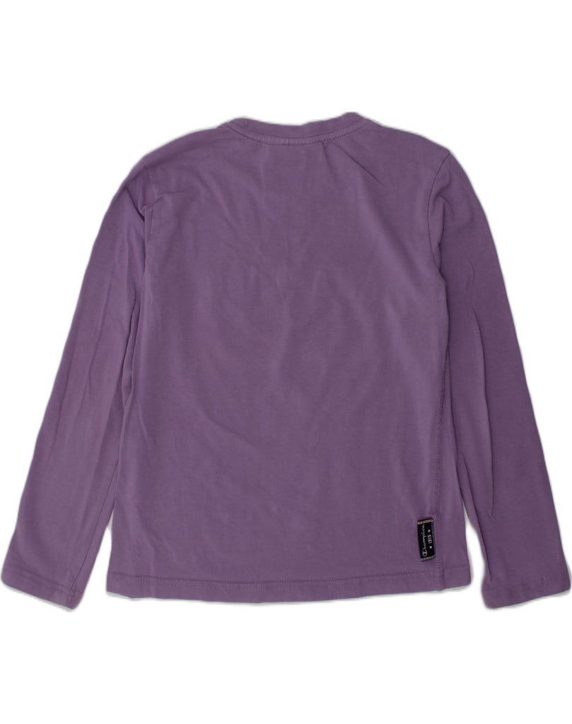 CHAMPION Girls Graphic Top Long Sleeve 7-8 Years Purple Cotton | Vintage Champion | Thrift | Second-Hand Champion | Used Clothing | Messina Hembry 