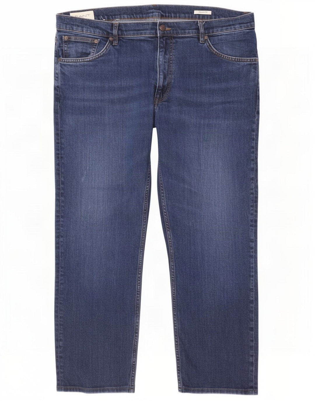 Gant Mens Regular Fit Straight Jeans W42 L29 Blue
