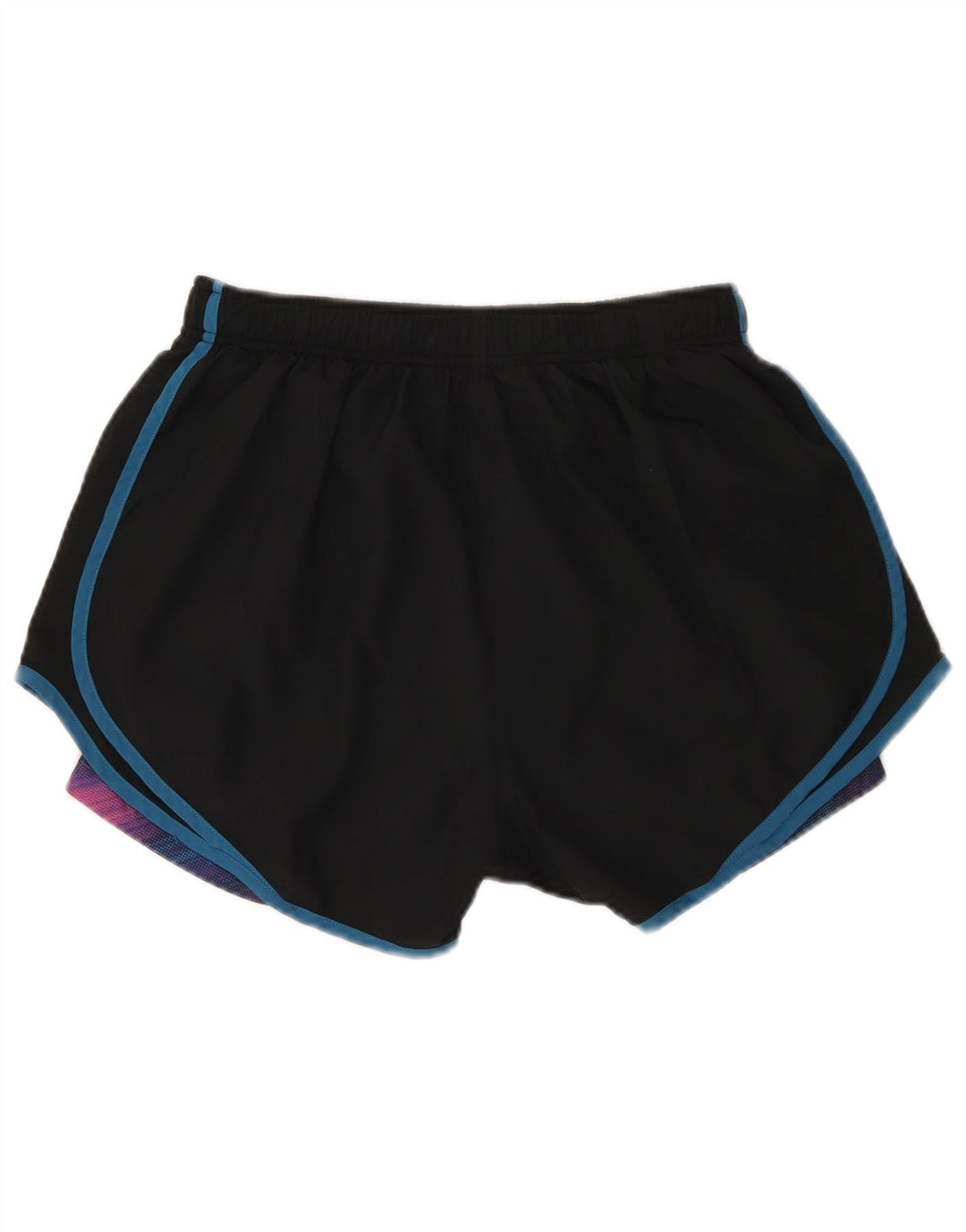 Nike Womens Dri Fit Sport Shorts UK 14 Large Black Polyester