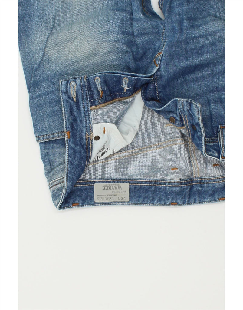 DIESEL Mens Waykee Regular Straight Jeans W31 L28 Blue Cotton | Vintage Diesel | Thrift | Second-Hand Diesel | Used Clothing | Messina Hembry 
