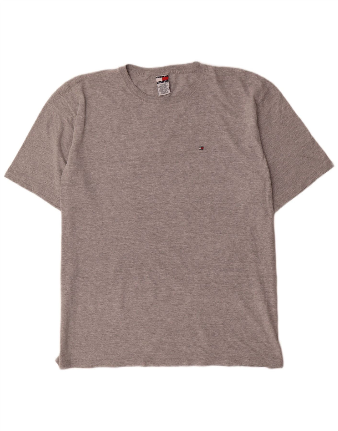 Tommy Hilfiger Mens T-Shirt Top XL Grey Cotton