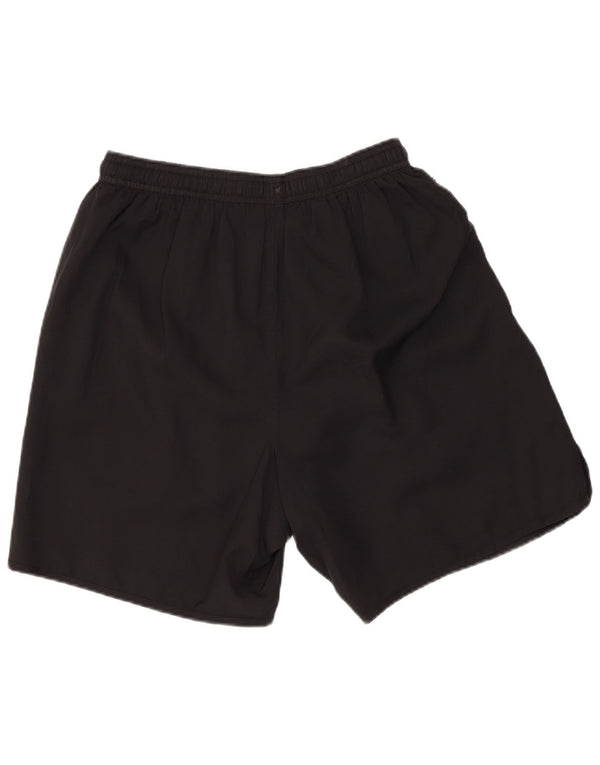 Umbro Mens Graphic Regular Sport Shorts Small Black Polyester