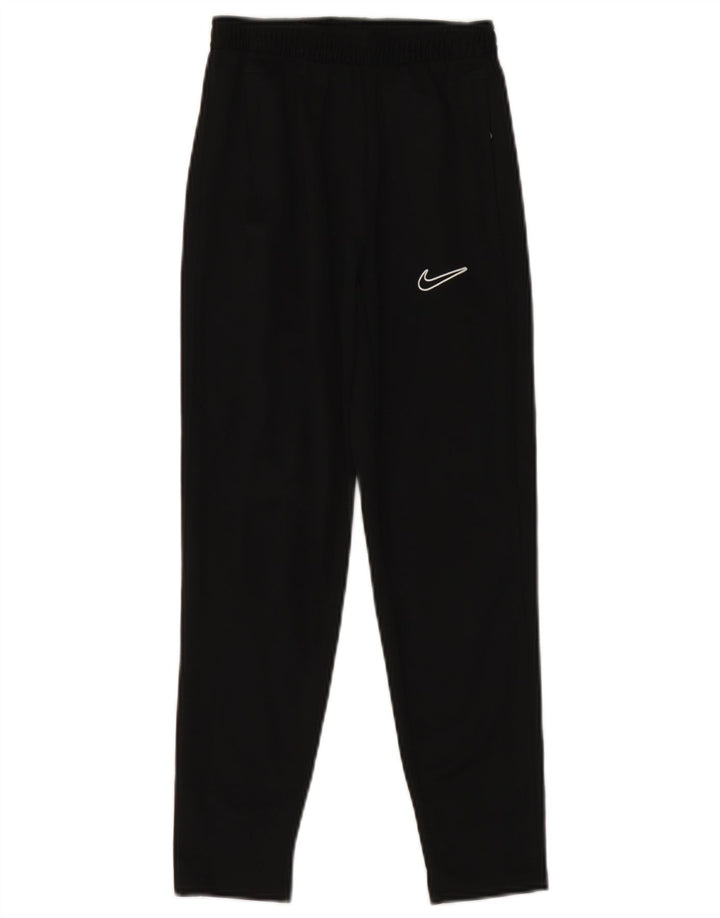 Nike Boys Tracksuit Trousers 10-11 Years Medium Black Polyester