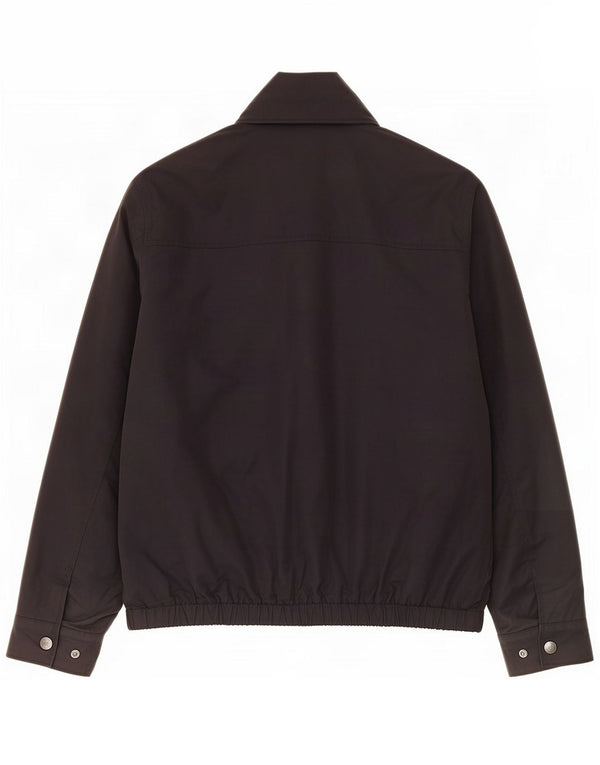 Crew Clothing Mens Bomber Jacket UK 38 Medium Black Cotton