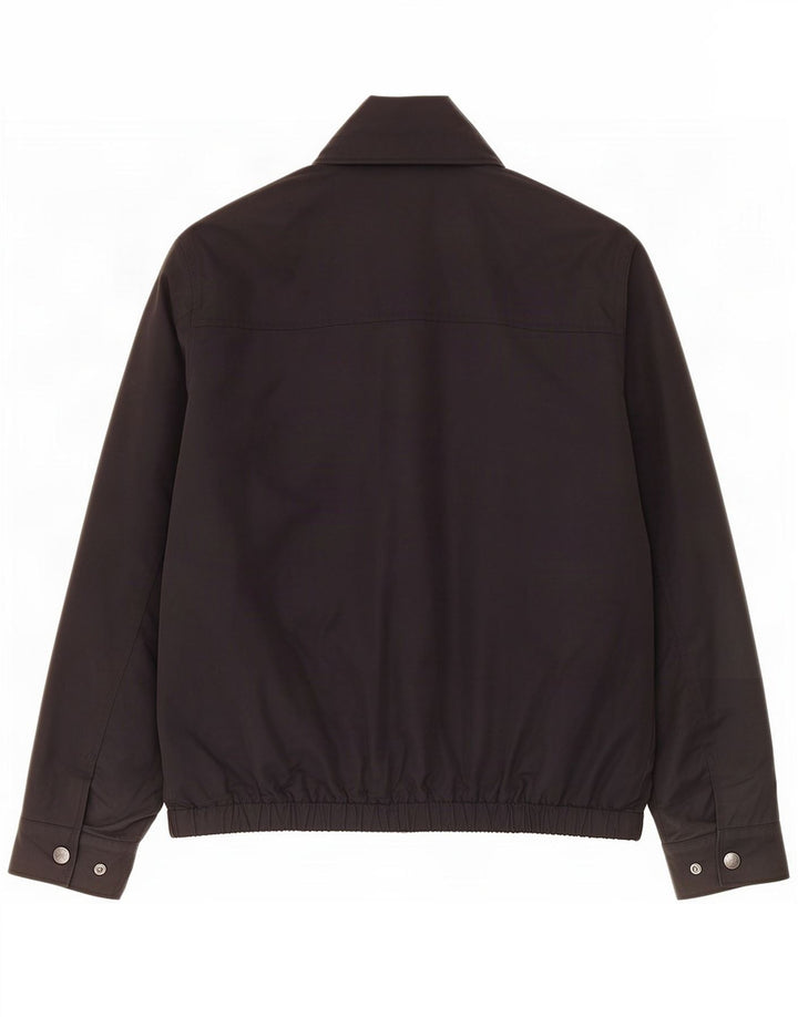 Crew Clothing Mens Bomber Jacket UK 38 Medium Black Cotton