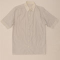 VINTAGE Womens Short Sleeve Shirt UK 12 Medium White Polka Dot Vintage Vintage and Second-Hand Vintage from Messina Hembry 