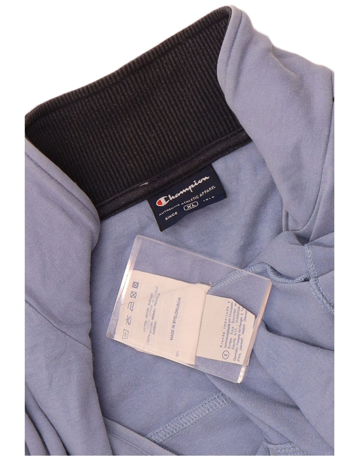 Champion Mens Tracksuit Top Jacket XL Blue Cotton
