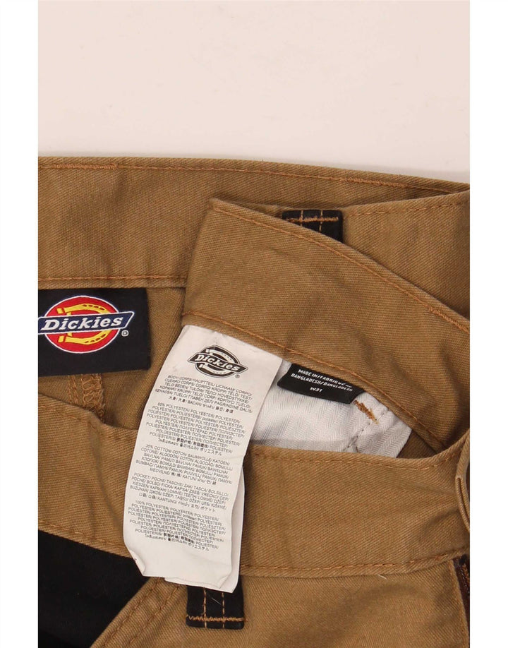 Dickies Mens Cargo Shorts W31 Medium Beige Colourblock Polyester