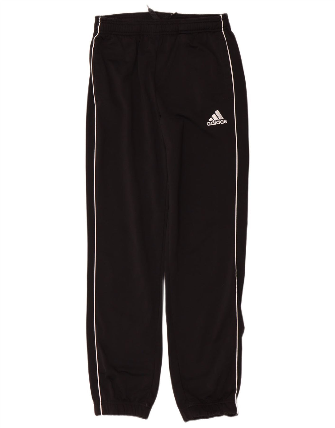 Adidas Boys Tracksuit Trousers Joggers 13-14 years Black Polyester