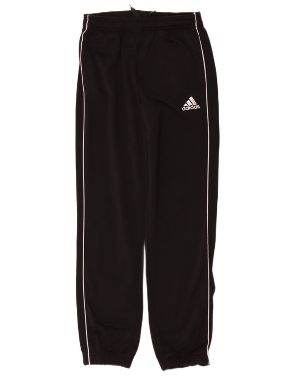 Adidas Boys Tracksuit Trousers Joggers 13-14 years Black Polyester