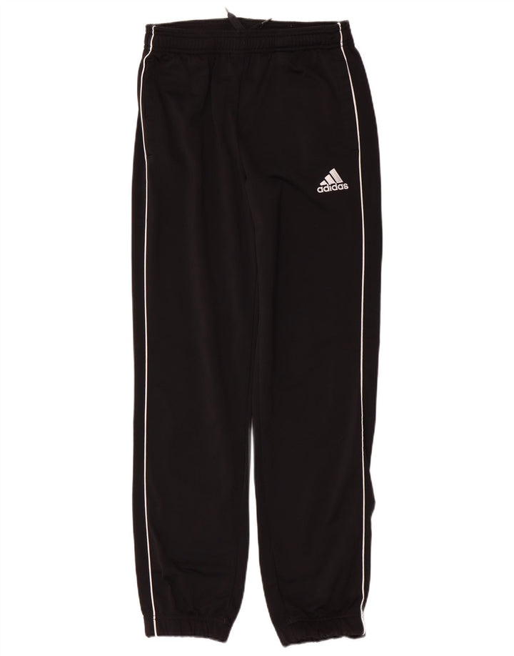 Adidas Boys Tracksuit Trousers Joggers 13-14 years Black Polyester