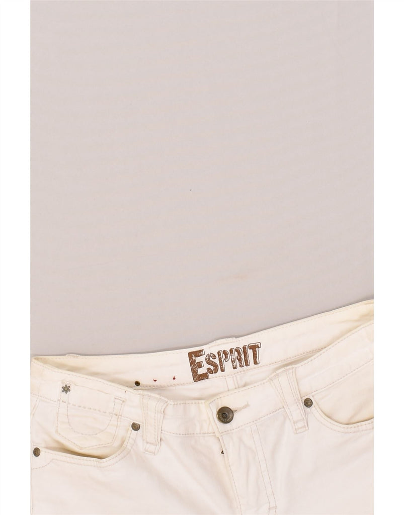 ESPRIT Womens Bootcut Jeans UK 10 Small W30 L29  White Cotton | Vintage Esprit | Thrift | Second-Hand Esprit | Used Clothing | Messina Hembry 