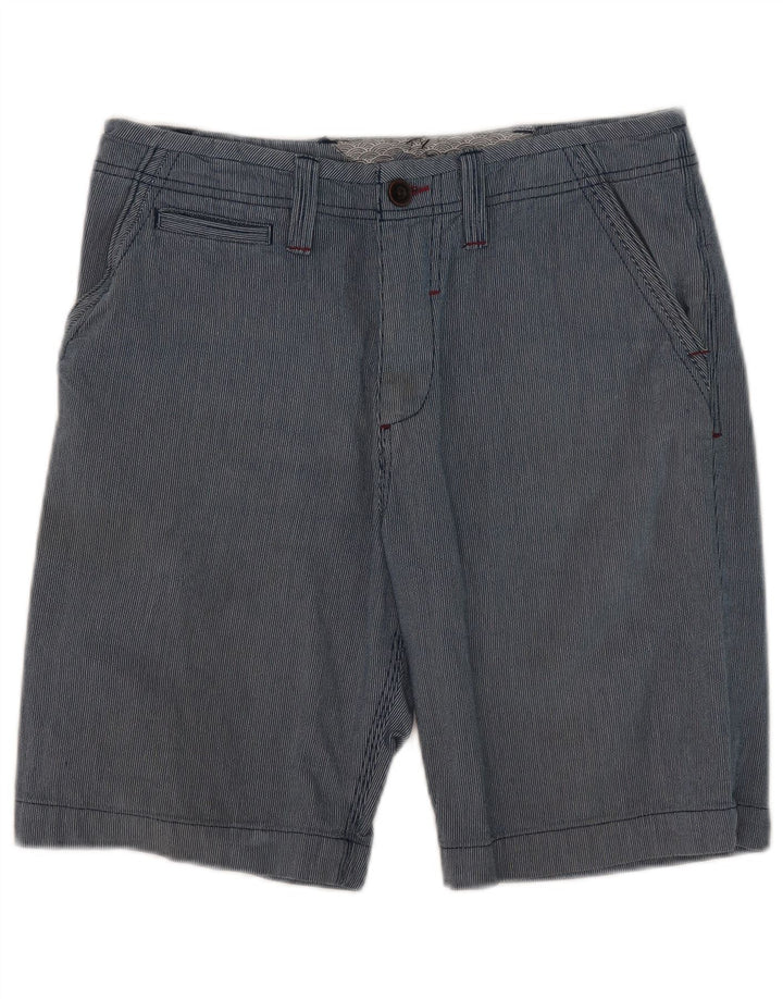 White Stuff Mens Chino Shorts W32 Medium Blue Cotton