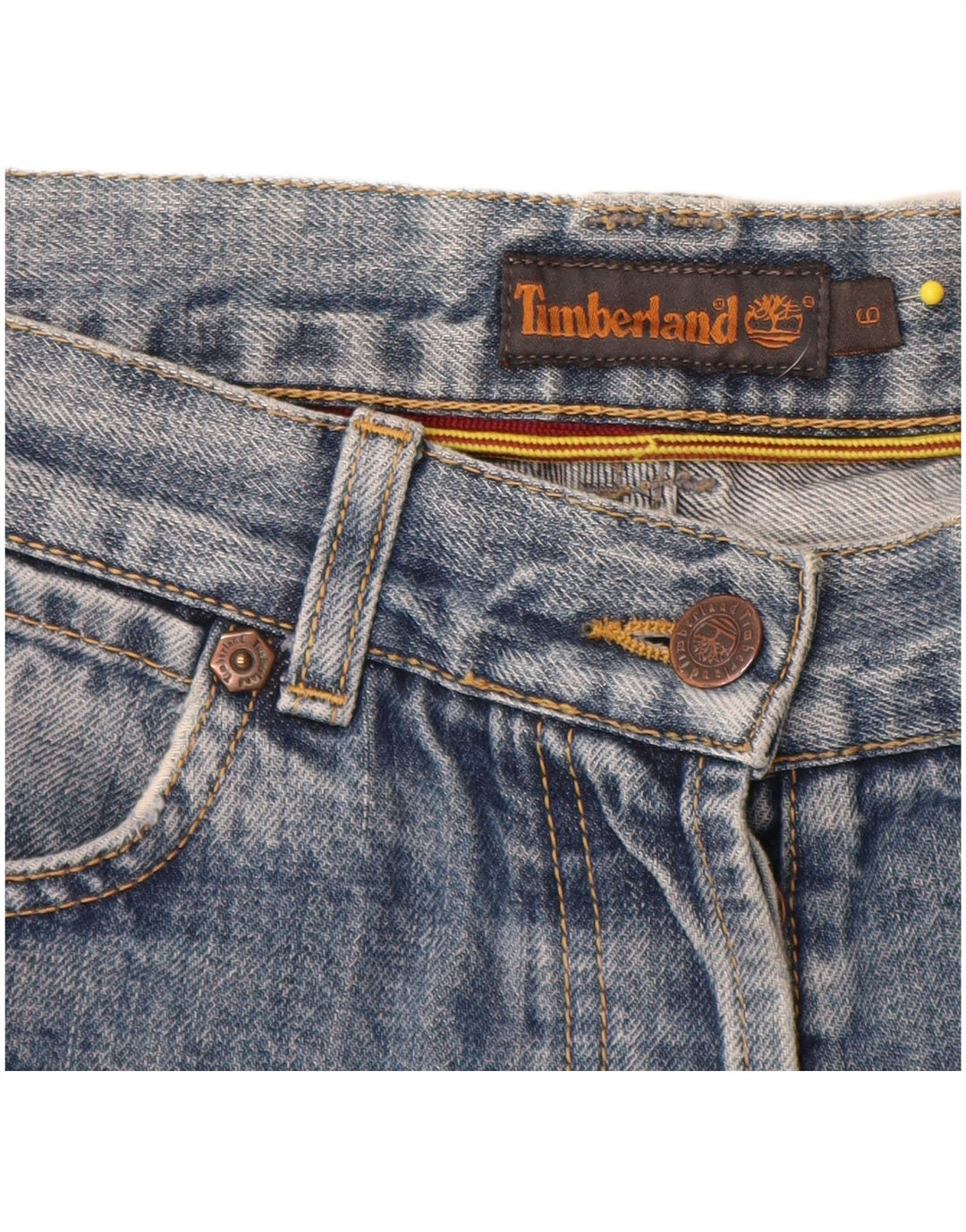Timberland Womens Straight Jeans US 6 Medium W28 L29 Blue