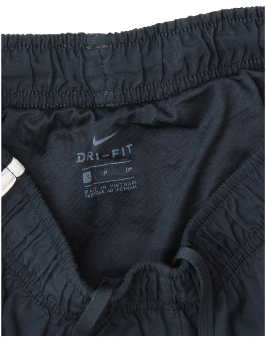 NIKE Womens Dri Fit Sport Shorts UK 10 Small  Navy Blue Polyester