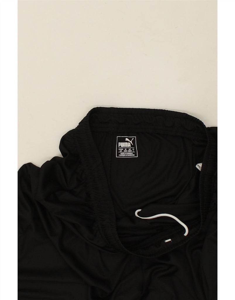 PUMA Mens Sport Shorts Large Black | Vintage Puma | Thrift | Second-Hand Puma | Used Clothing | Messina Hembry 