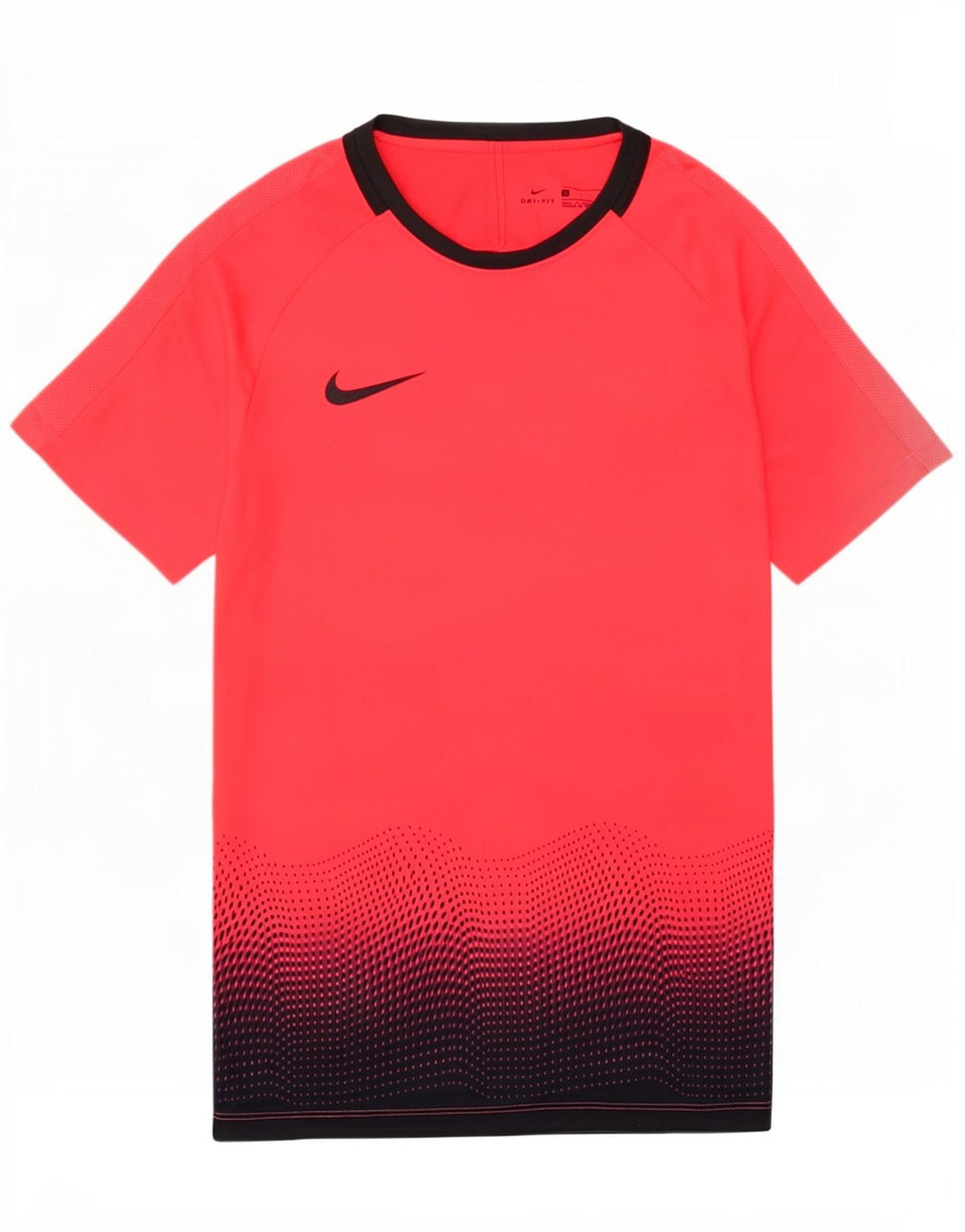 Nike Mens Dri Fit T-Shirt Top Small Red Colourblock
